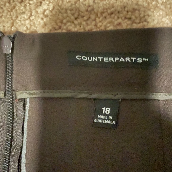 Women’s brown dress skirt size 18 - Picture 2 of 2